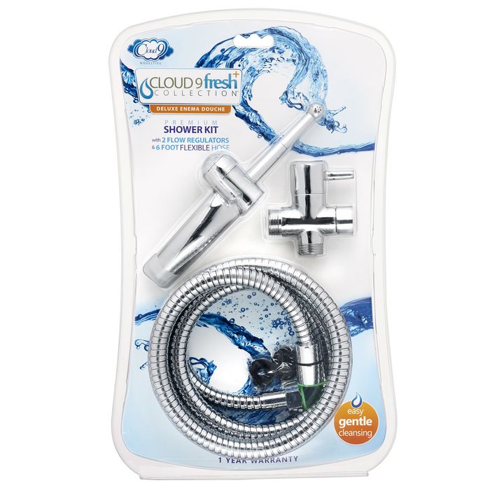 Cloud 9 Fresh + Premium Shower Enema Kit W-6 Hose 