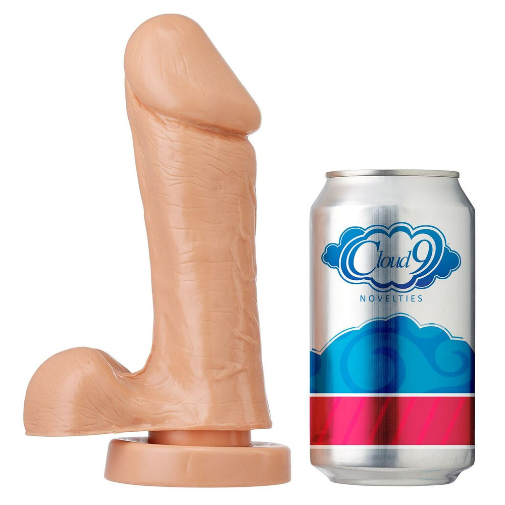 Cloud 9 Delightful Dong 6in W-balls Flesh
