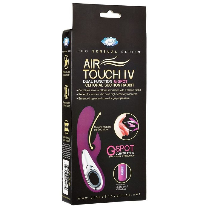 Pro Sensual Air Touch Iv G Spot Dual Function Clitoral Suction Rabbit