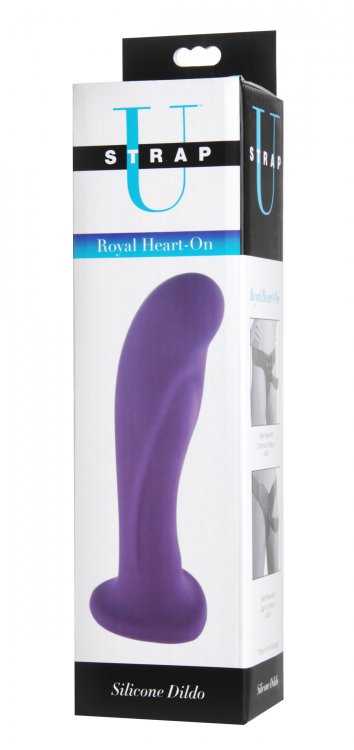 Strap U Strap U Royal Heart On Silicone Dildo