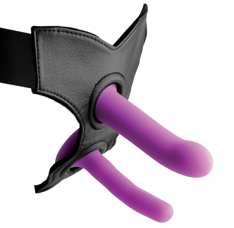 Strap U Silicone G Spot Duo Dildo Set