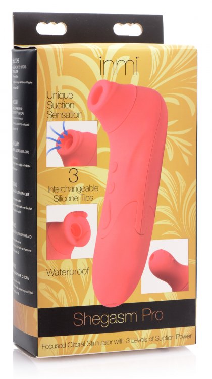 Shegasm Pro Clitoral Stimulator W-2 Attachments