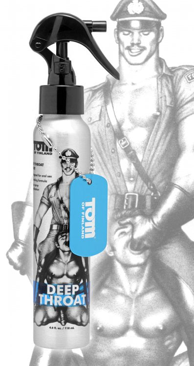 Tom Of Finland Deep Throat Spray 4 Oz